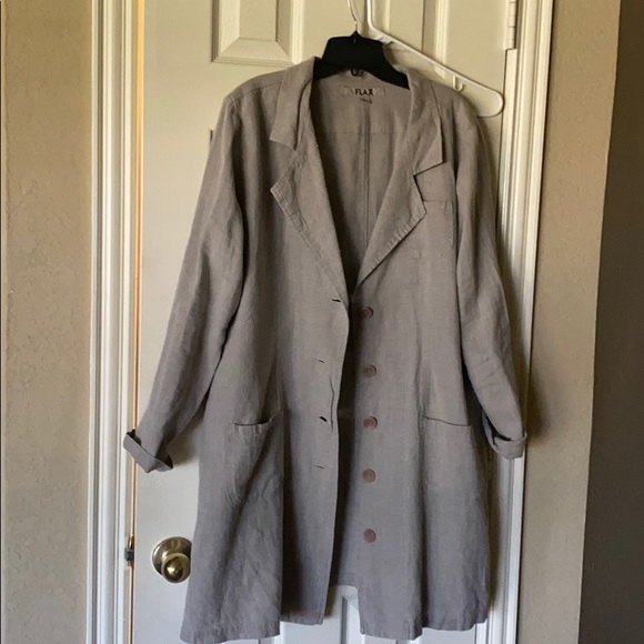 Flax Jackets & Blazers - Flax sand colored jacket